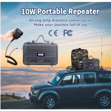 10 watt GMRS Mobile Repeater by PandaPTT IP67 Full Duplex 16 channels
608011058517