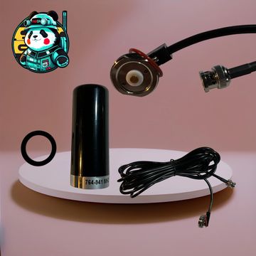 3/4" NMO Mount Antenna 800MHz with BNC Connection 17' RG-58U