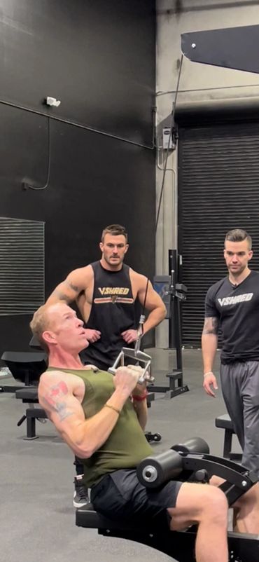 Making sure I have great form in my workout.