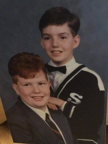 David and I at family pictures.