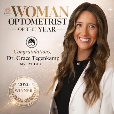 Announcement of Woman Optometrist of the Year 2026.