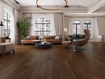 Spacious living room with modern furniture and large windows.