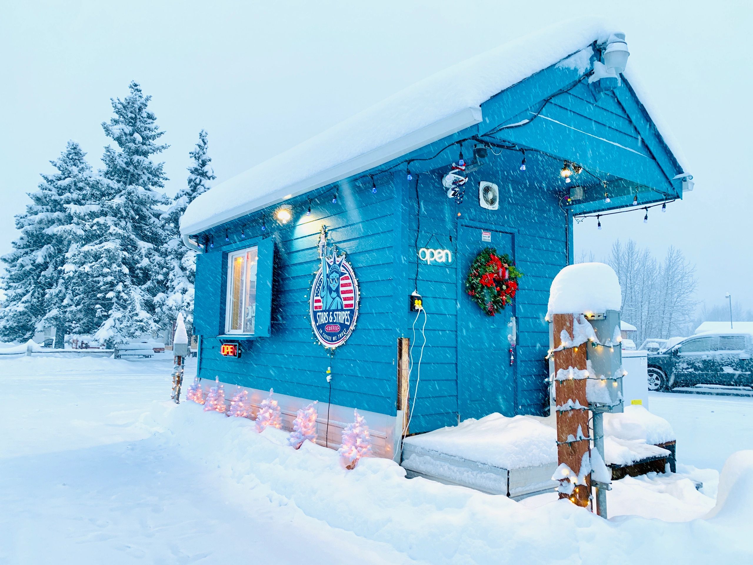 Stars & Stripes Coffee House in Anchorage, Alaska