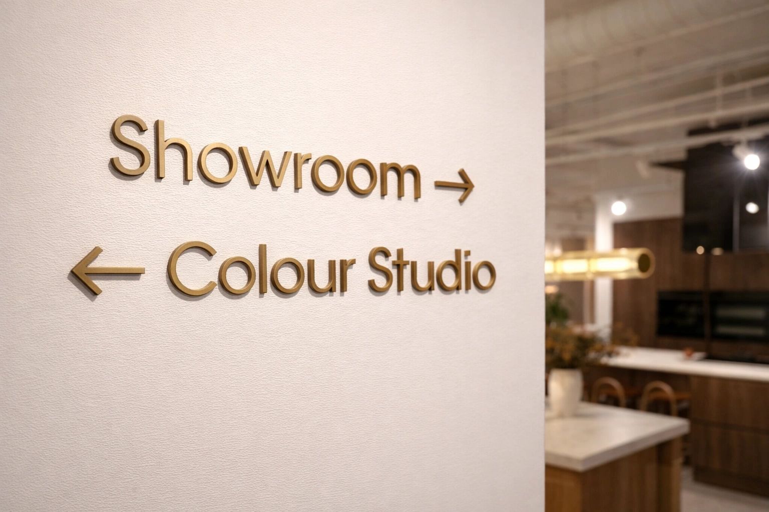 Custom Bespoke Acrylic Lettering Directional Signage for Kitchen Culture Norwest by Kellyville Signs