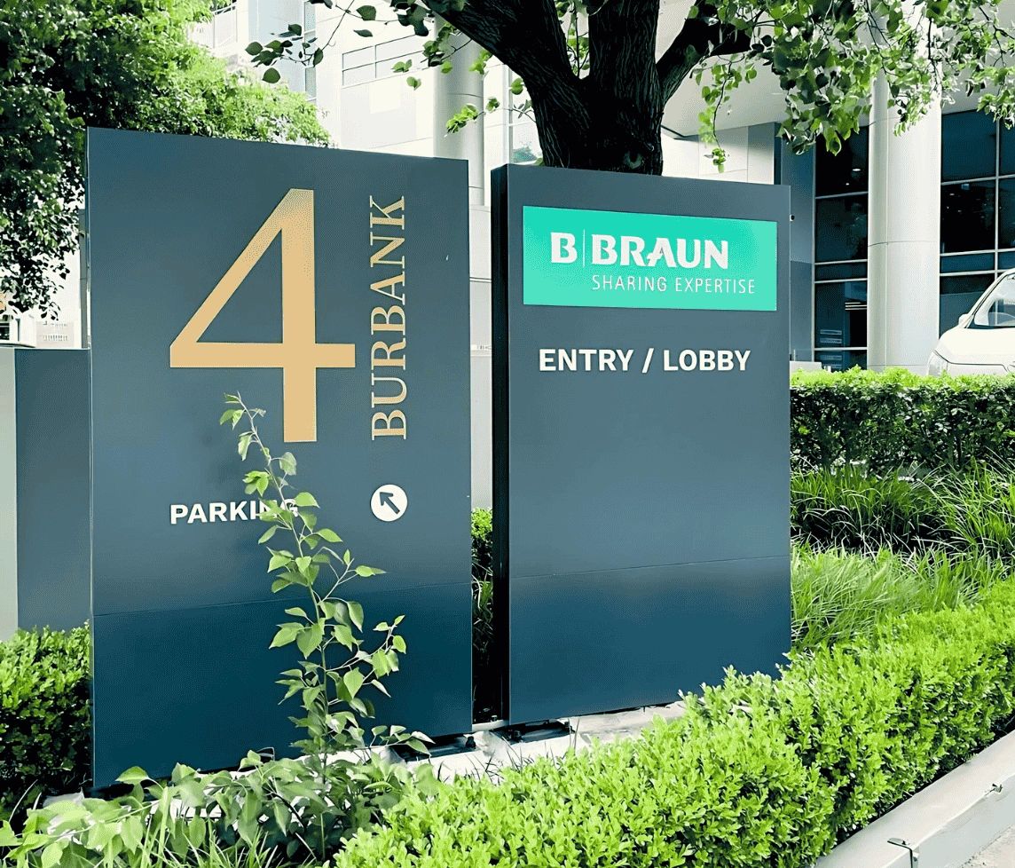 Directional Signs for Norwest at 4 Burbank Business Signs Norwest by Kellyville Signs