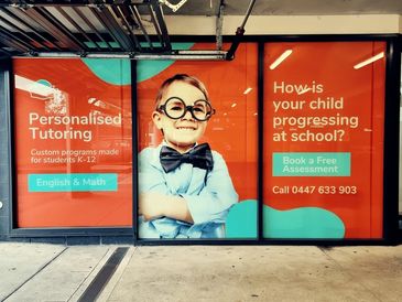 Custom window graphics for Norwest Business Signs by Kellyville Signs