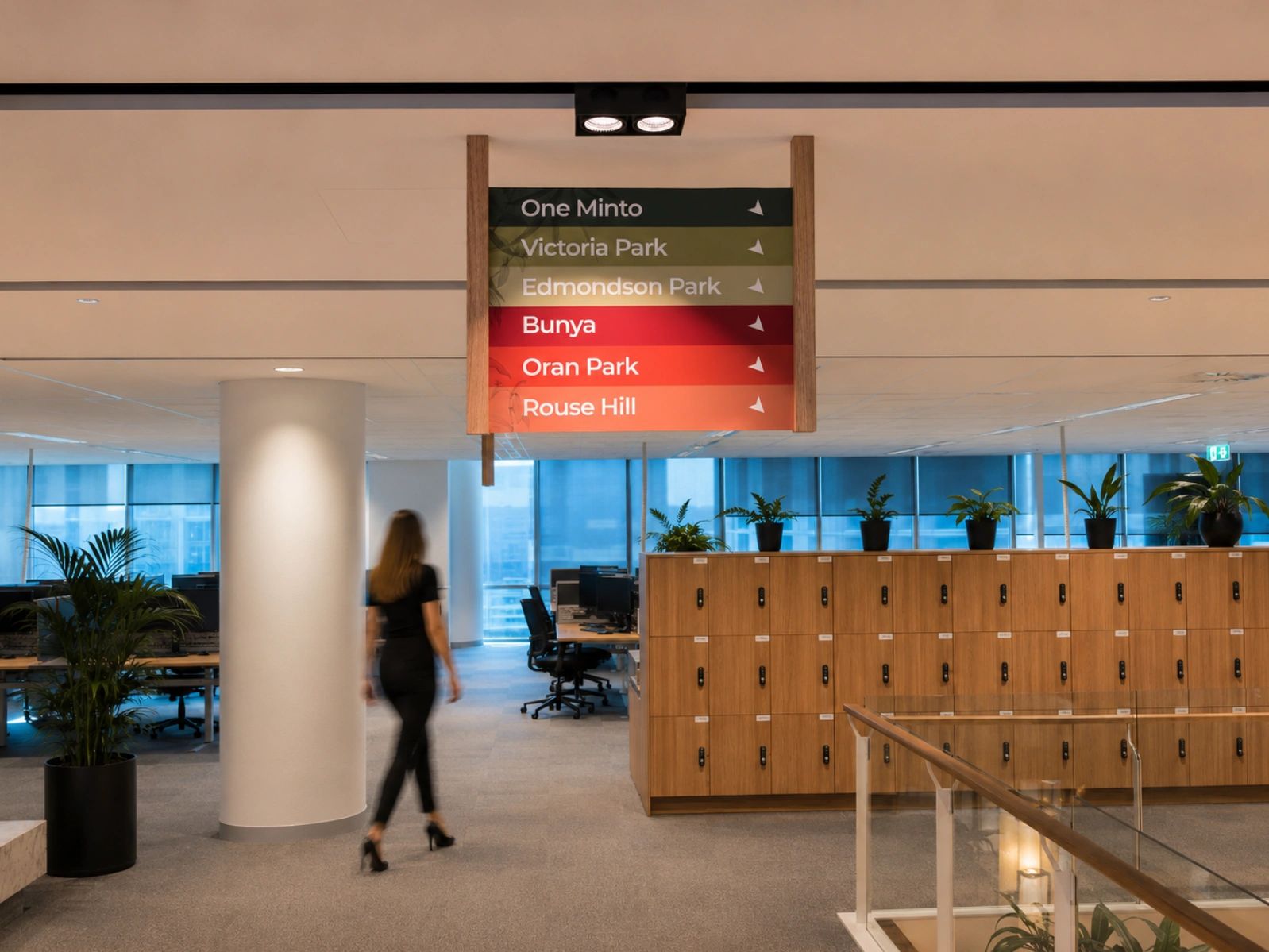 Custom Wayfinding & Directional Signage for Commercial Buildings, Workplaces & Developments