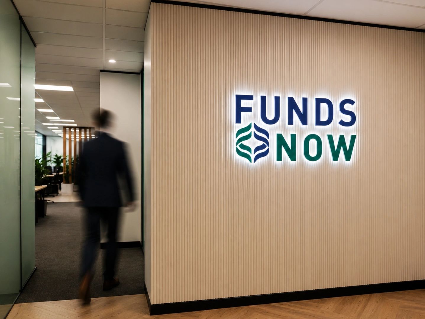Illuminated Lettering Sydney for Funds Now in Norwest. Custom 3D LED Letters by Kellyville Signs