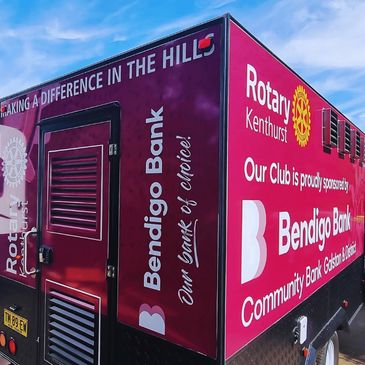 Custom Designed Vehicle Graphics, produced locally in Kellyville