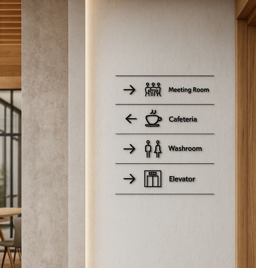 Wayfinding Signage System for Hotels in Sydney by Kellyville Signs