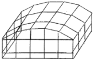 Harmon's Services Aluminum Contractor Polk County, FL. Dome Roof Pool Enclosure Drawing.
