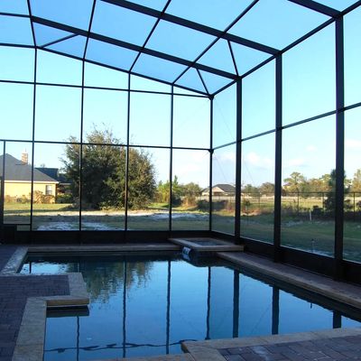 Harmon's Services in Polk County FL. Custom  Pool Enclosure.