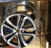 2 20 inch Ford Edge alloy wheels.