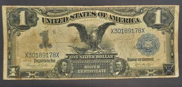 1899 Black Eagle Dollar Bill
