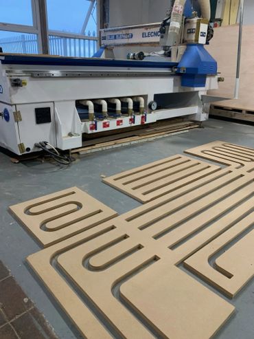 CNC routed MDF with CNC Machine
