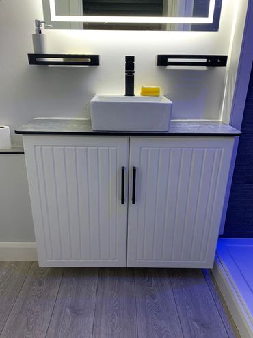 Bespoke bathroom cabinets