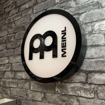 Back lit Meinl Light Sign
