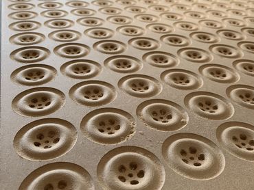 CNC milled model car wheels