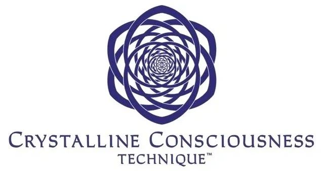 Logo of Crystalline Consciousness Technique with a blue geometric design.