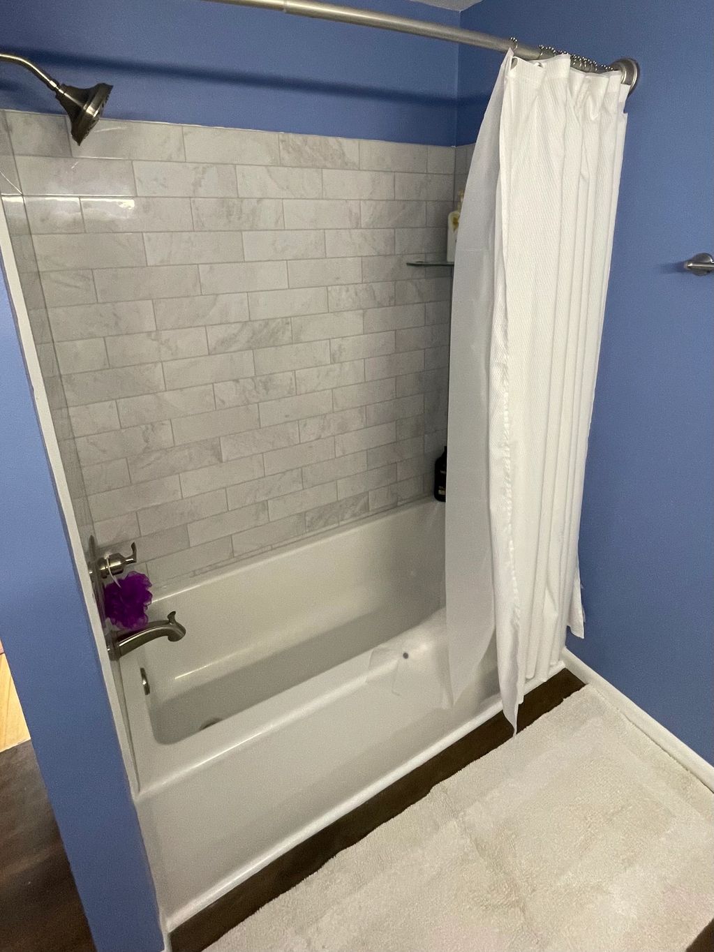 Bathroom remodel completed in 2022.