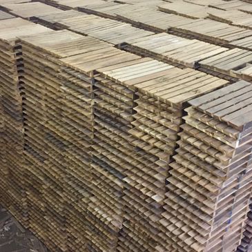 Indoor pallet storage warehouse manufacturing