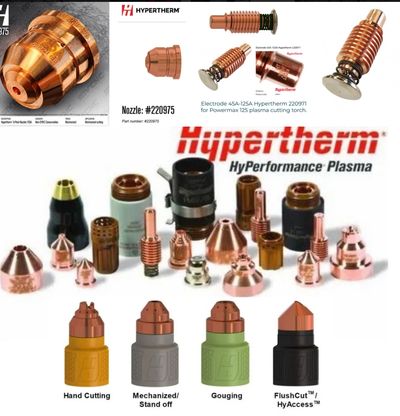 Original Powermax plasma consumable by hypertherm