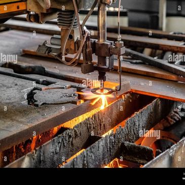 Gas cutting machine CNC type