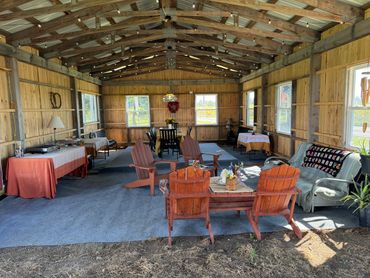 Farm wedding and reception space at FairHaven Farm