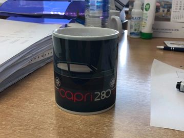 Capri 280 mug. £7.00
Capri 280 mug China coffee mug with 280 group logo on side.