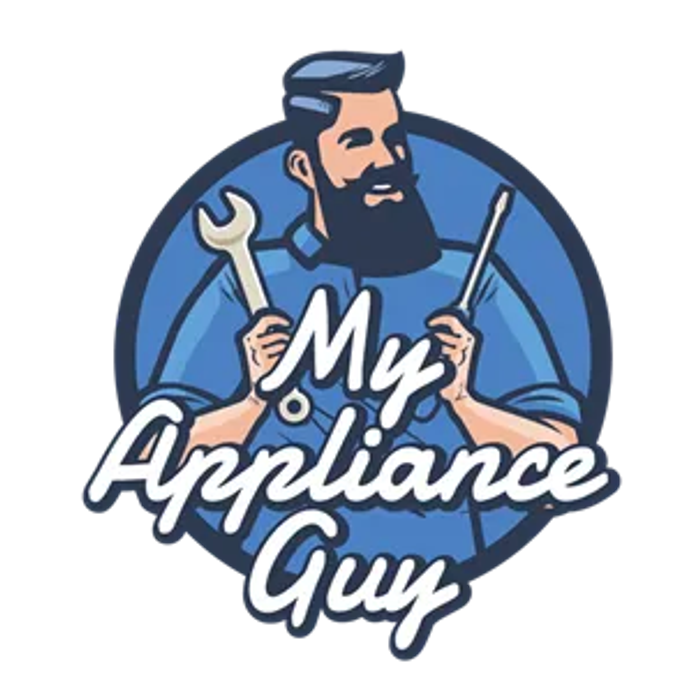 Logo of a man holding tools with text 'My Appliance Guy'.