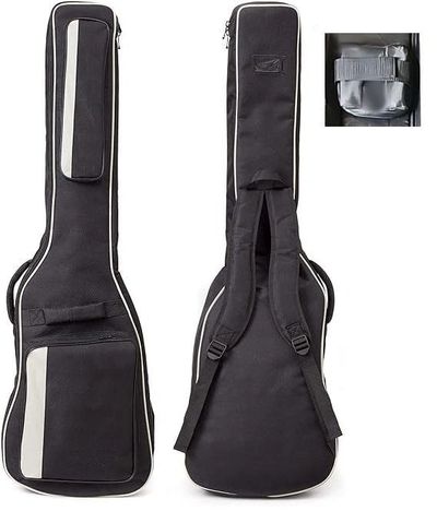 Black padded deluxe bass bag.