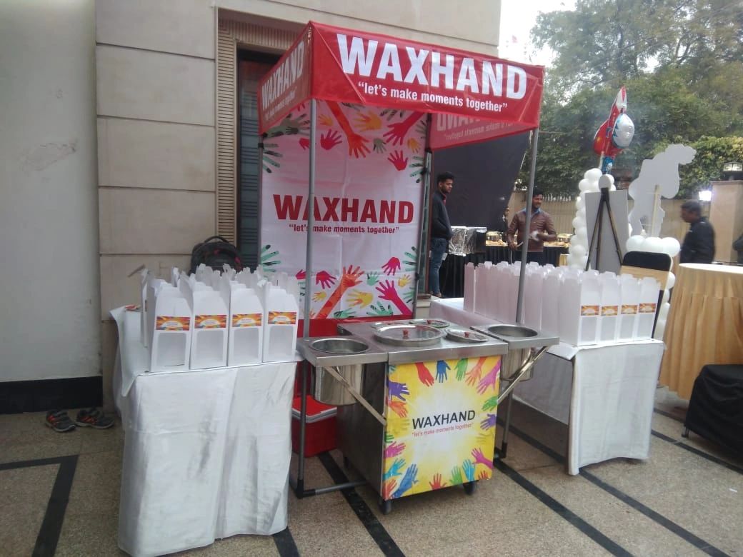 Wax hand machine rental also making