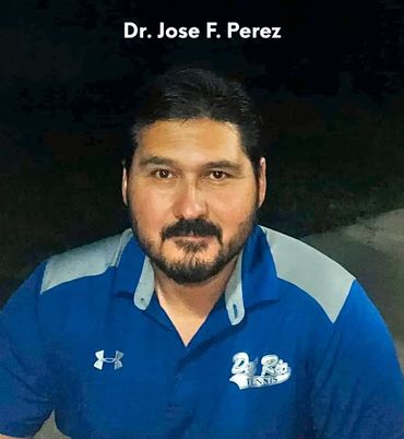 Dr. Perez in Rams shirt.