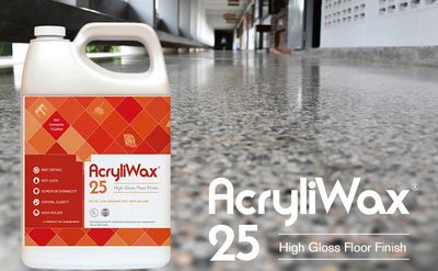 AcryliWax 25 on a shiny waxed floor