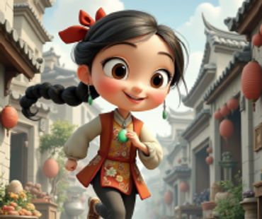 Maria and the Jade Pendant: Maria races through an ancient village to lend a helping hand. An inspir