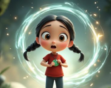 Maria and the Jade Pendant: The moment of awakening.