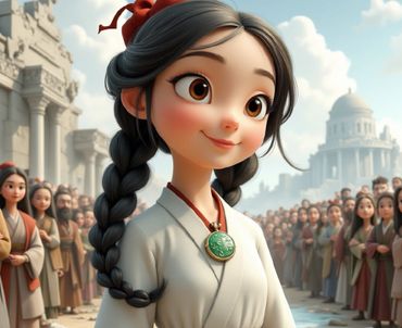 Maria and the Jade Pendant: Dr. Wang explores the sunken mysteries of Atlantis.