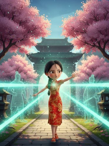 Maria and the Jade Pendant: Maria unlocks the true power within.