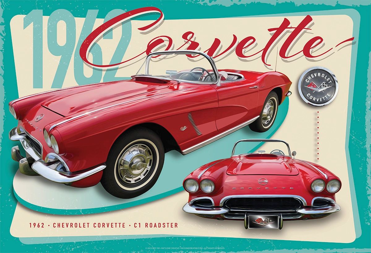 1962 Corvette Wall Art Print