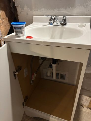 Vanity installation