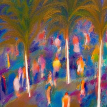 people walking in nature