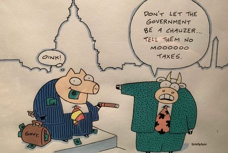 Don't let the Government pig out and capture more tax dollars than necessary