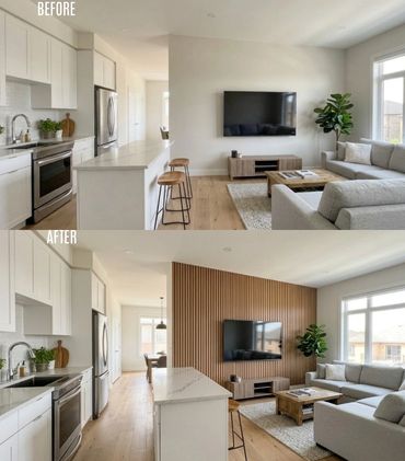 Accent Wall Design, TV Wall Redesign, Home Improvement