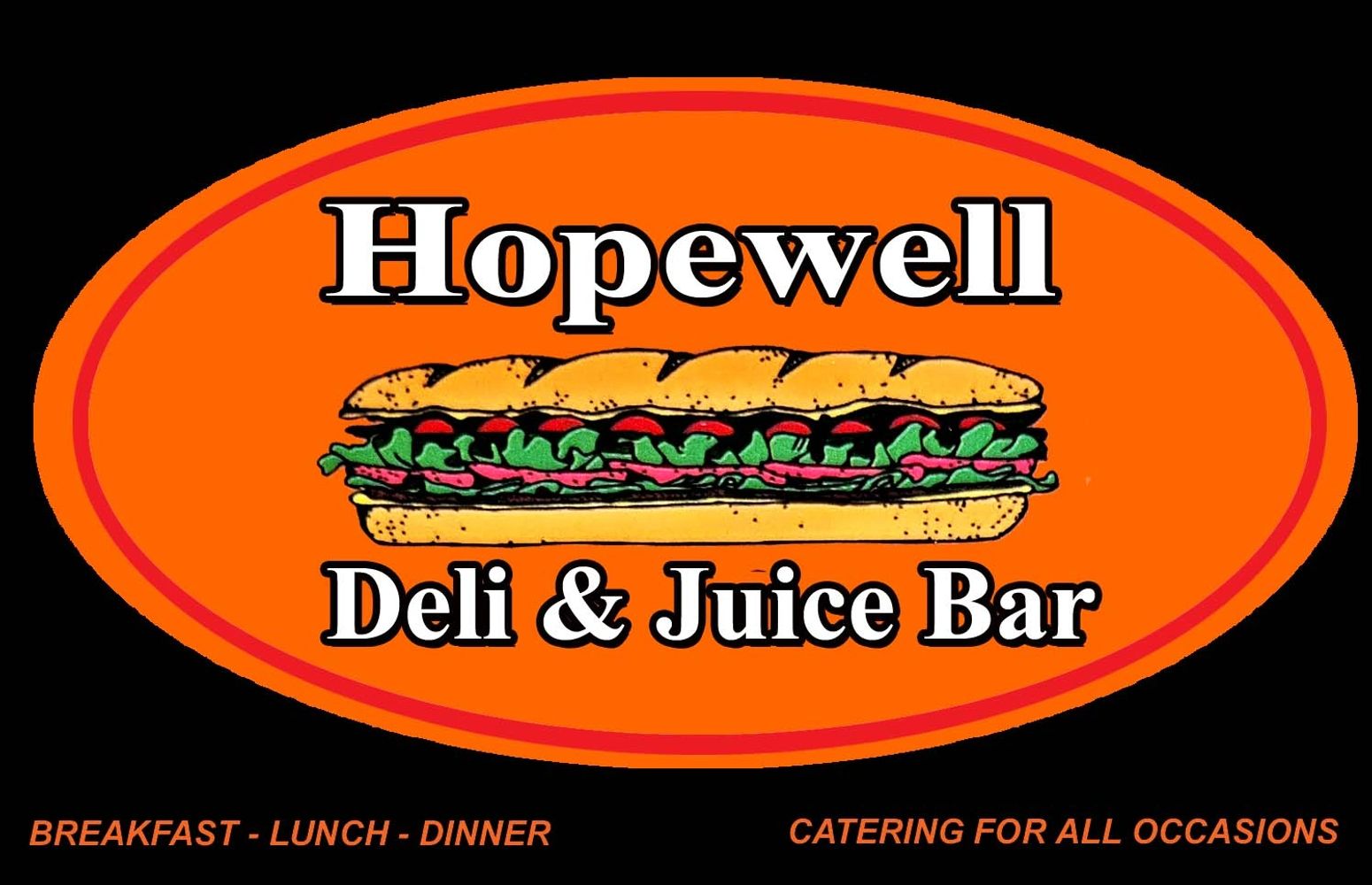 Cover Page With Hopewell Deli Logo