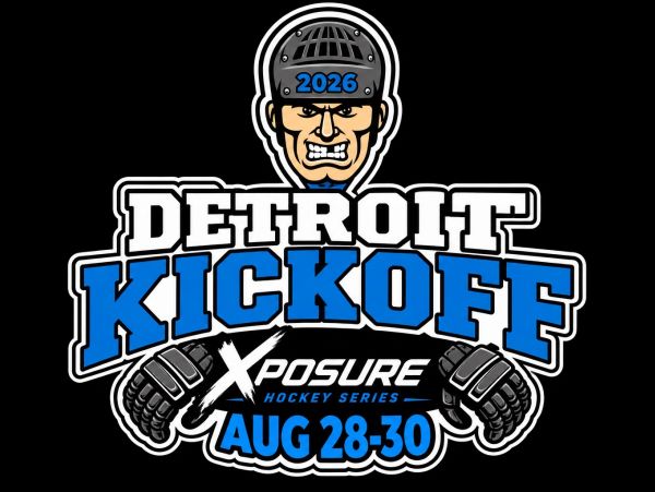 Logo for Detroit Kickoff hockey event, August 28-30, 2026.