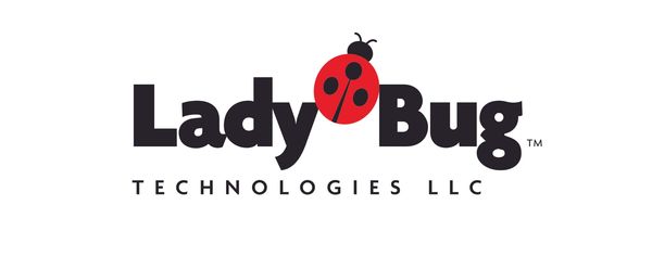 "Lady Bug" with a red lady bug between the words