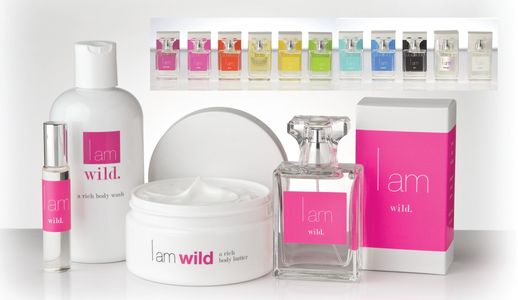 beauty products with white and pink containers