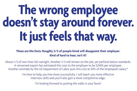 An image that contains a paragraph about hiring employees