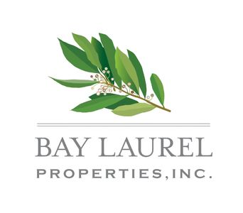 a branch of laurel with the company name underneath