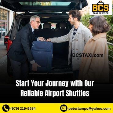 To or from the airport private and on time ride.